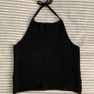 Brandy Melville Black Backless Top